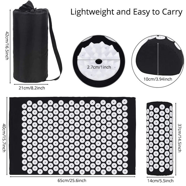 Acupressure Massage Mat Set