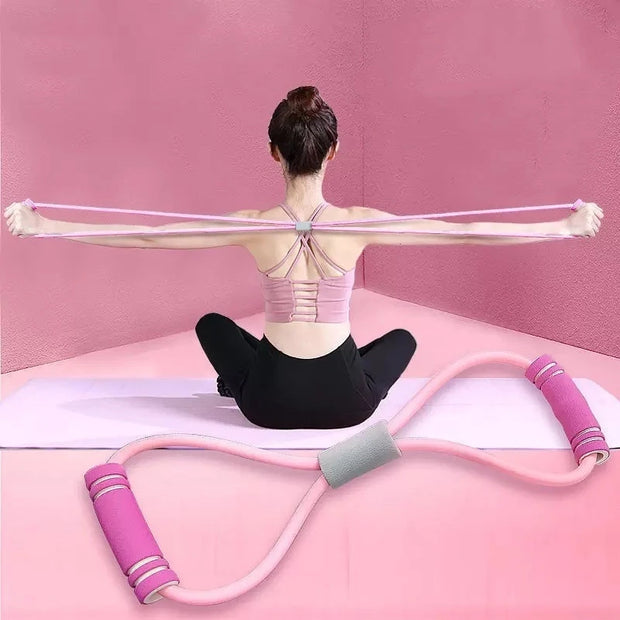 Resistance Bands with Foam for Yoga