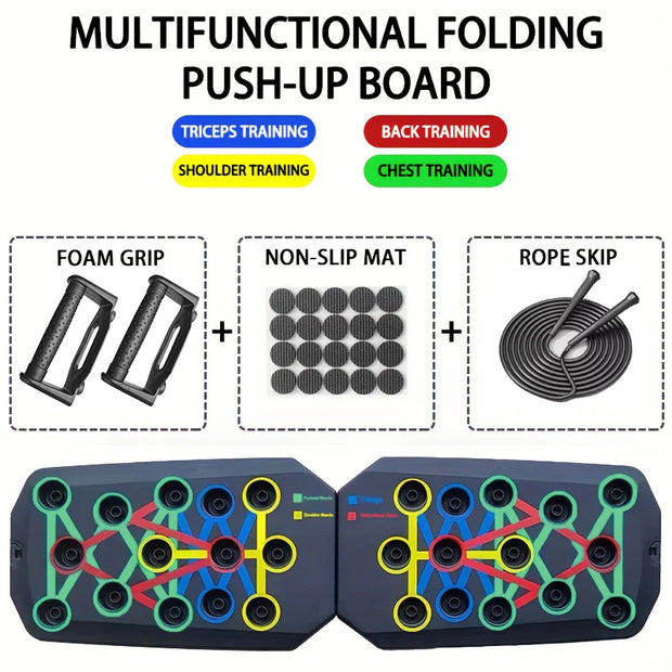 Push-up Board Set Portable Foldable Bar