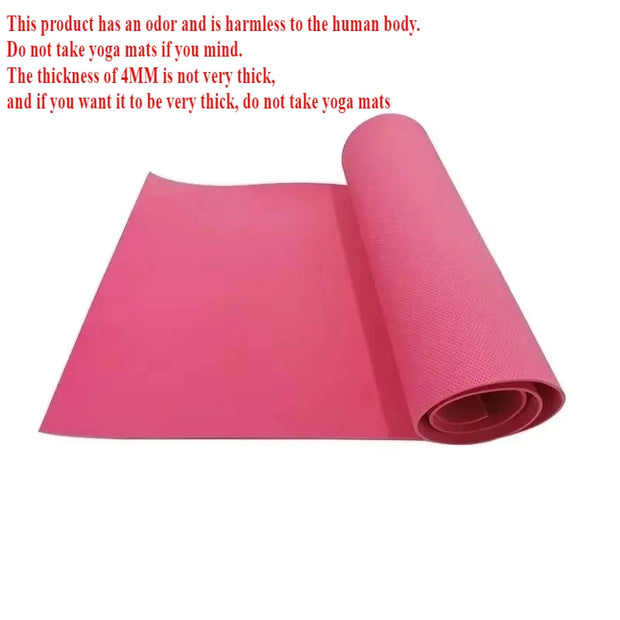 Non-Slip Yoga Mat 4mm Thick