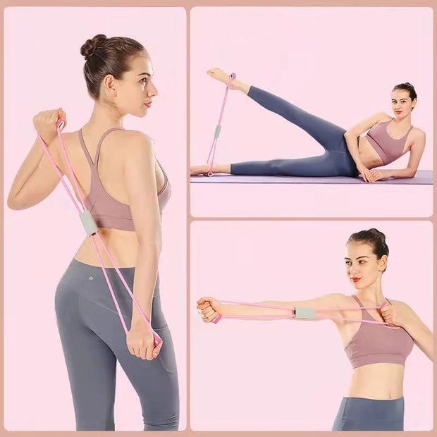 Resistance Bands with Foam for Yoga