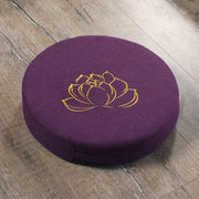 Round Linen Yoga Meditation Cushion