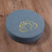 Round Linen Yoga Meditation Cushion