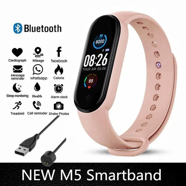 Smartwatch Bluetooth Sync Step Tracker Fitness Watch