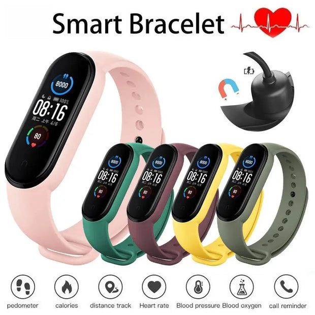 Smartwatch Bluetooth Sync Step Tracker Fitness Watch