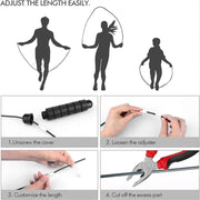 Adjustable Tangle-Free Speed Jump Rope