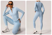 Warm Women’s 2-Piece Zipper Yoga Set