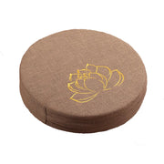 Round Linen Yoga Meditation Cushion