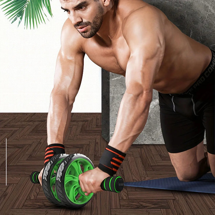 Double Wheel Abdominal Muscle Roller