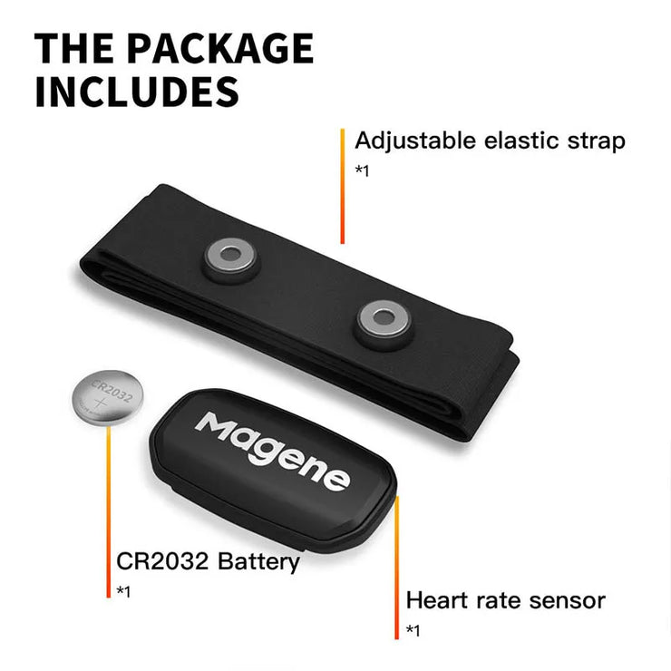 H303 Heart Rate Sensor Bluetooth ANT Monitor with Chest Strap