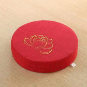 Round Linen Yoga Meditation Cushion