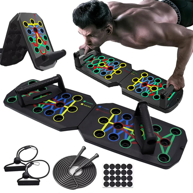 Push-up Board Set Portable Foldable Bar