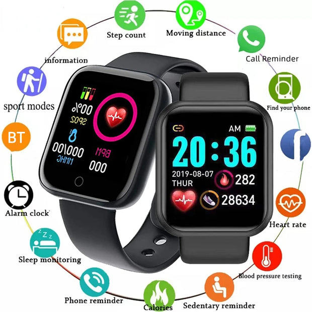 Music Control Smart Watch for Fitness